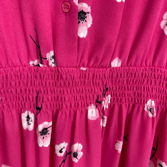 Maison Jules Dress Women’s Large Pink Floral Feminine Romantic - Picture 6 of 9